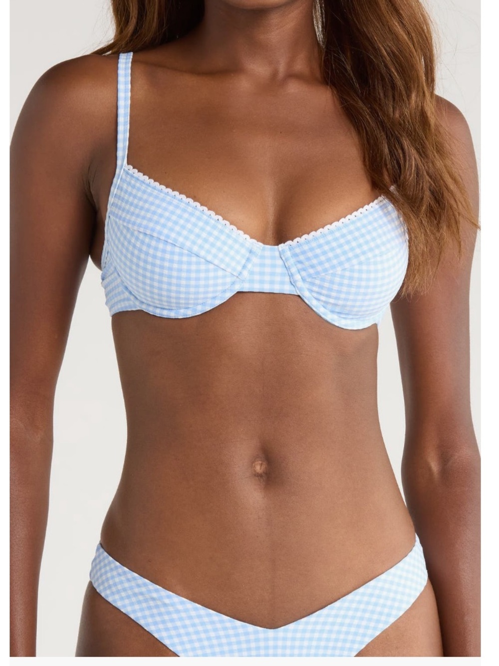 Kulani Kini Skinny Dip Underwire Top and Y Cut Thong Bottoms